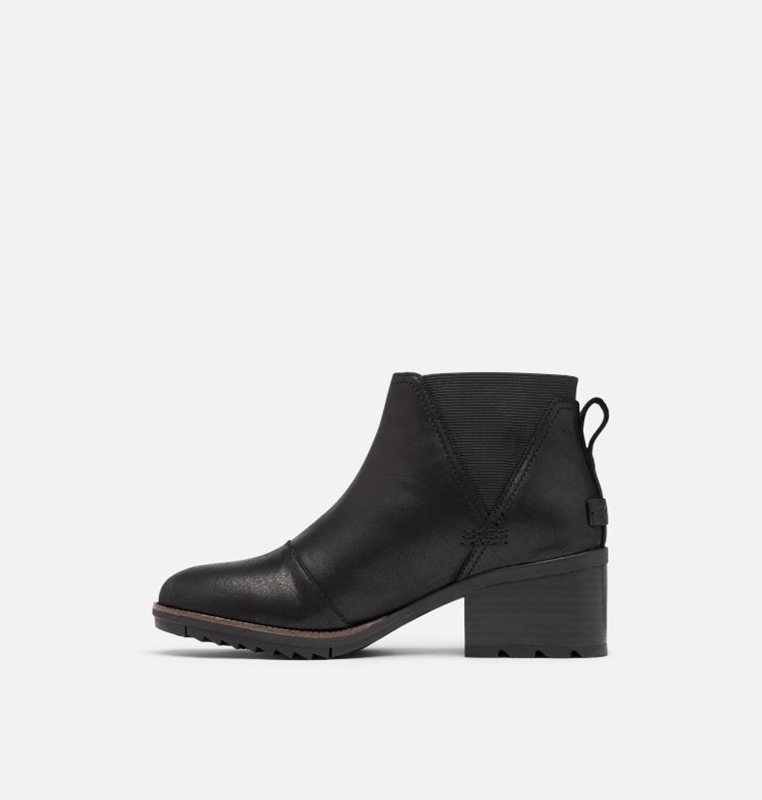 Sorel Dam Stövlar Svarta - Cate™ Chelsea Mid - GOB-295860
